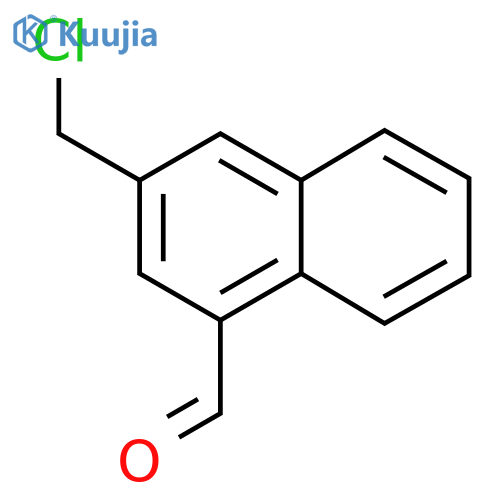 3-(Chloromethyl)naphthalene-1-carbaldehyde structure