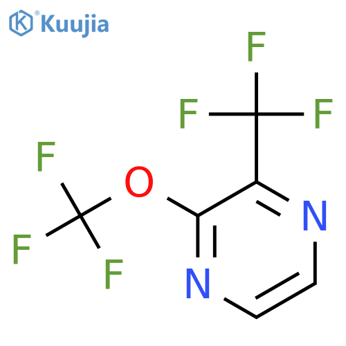 3-(Trifluoromethoxy)-2-(trifluoromethyl)pyrazine structure