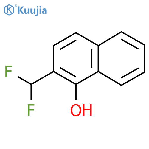 2-(Difluoromethyl)-1-naphthol structure