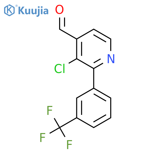 3-Chloro-2-(3-(trifluoromethyl)phenyl)isonicotinaldehyde structure