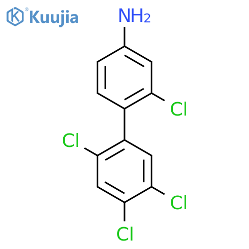 2,2',4',5'-Tetrachlorobiphenyl-4-ylamine structure