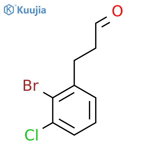3-(2'-Bromo-3'-chlorophenyl)propionaldehyde structure