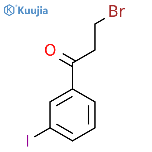 3-Bromo-3'-iodopropiophenone structure