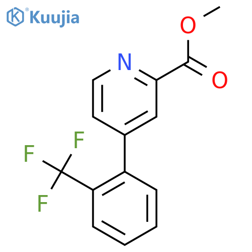 Methyl 4-(2-(trifluoromethyl)phenyl)picolinate structure