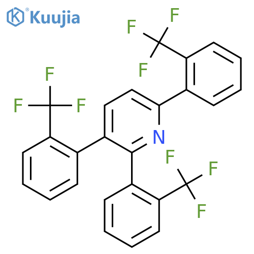 2,3,6-Tris(2-(trifluoromethyl)phenyl)pyridine structure