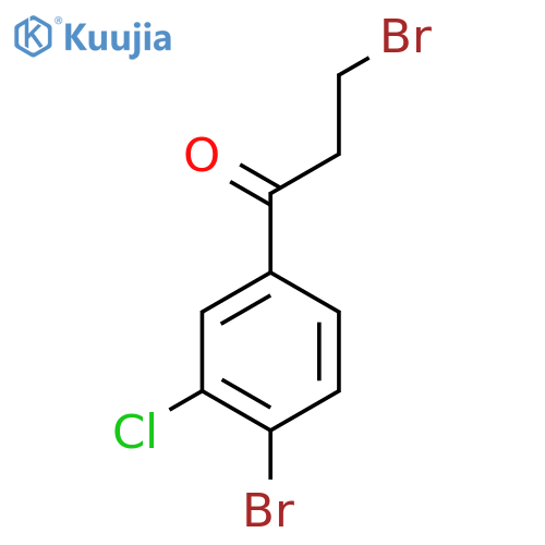 3'-Chloro-3,4'-dibromopropiophenone structure