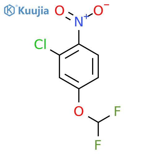 2-Chloro-4-(difluoromethoxy)nitrobenzene structure
