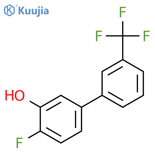 2-Fluoro-5-(3-trifluoromethylphenyl)phenol structure