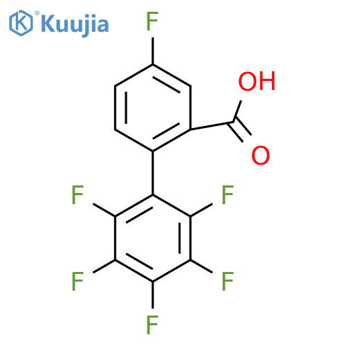 4,2',3',4',5',6'-Hexafluorobiphenyl-2-carboxylic acid structure