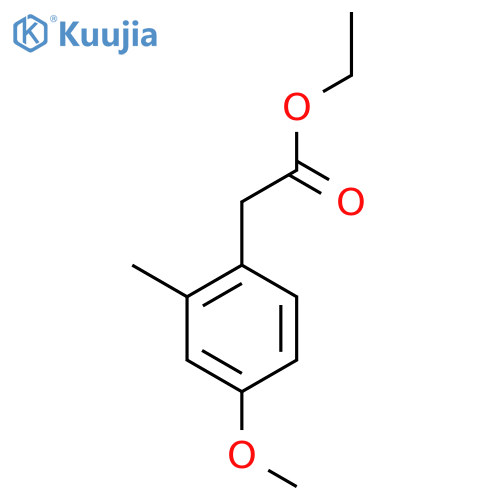 Ethyl 4-methoxy-2-methylphenylacetate structure