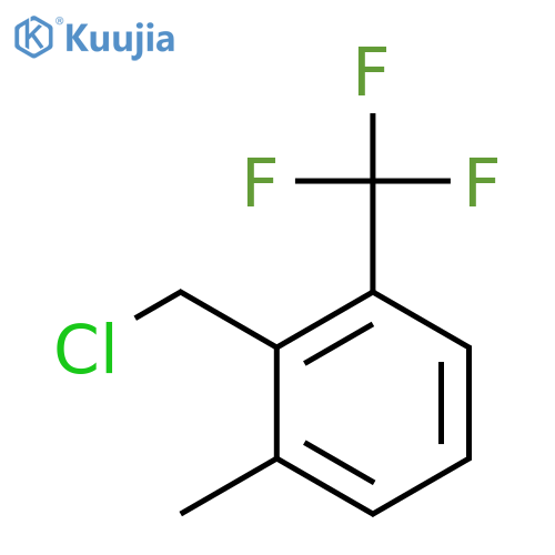2-Methyl-6-(trifluoromethyl)benzyl chloride structure