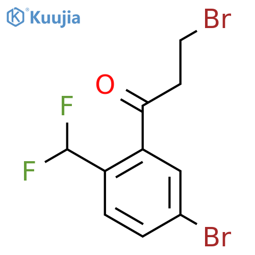 3,5'-Dibromo-2'-(difluoromethyl)propiophenone structure
