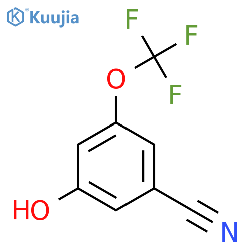 3-Hydroxy-5-(trifluoromethoxy)benzonitrile structure
