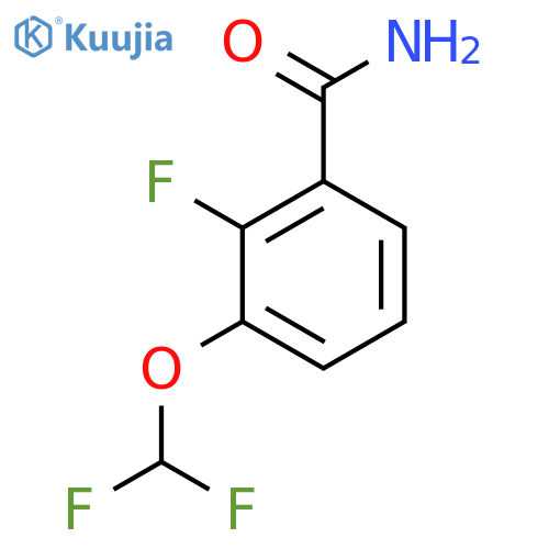 3-(Difluoromethoxy)-2-fluorobenzamide structure