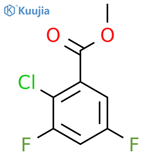 Methyl 2-chloro-3,5-difluorobenzoate structure