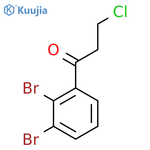 3-Chloro-2',3'-dibromopropiophenone structure