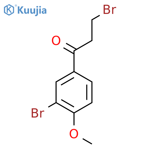 3,3'-Dibromo-4'-methoxypropiophenone structure