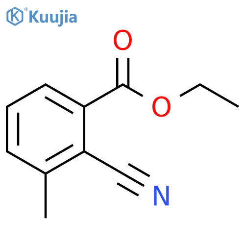 ethyl 2-cyano-3-methylbenzoate structure