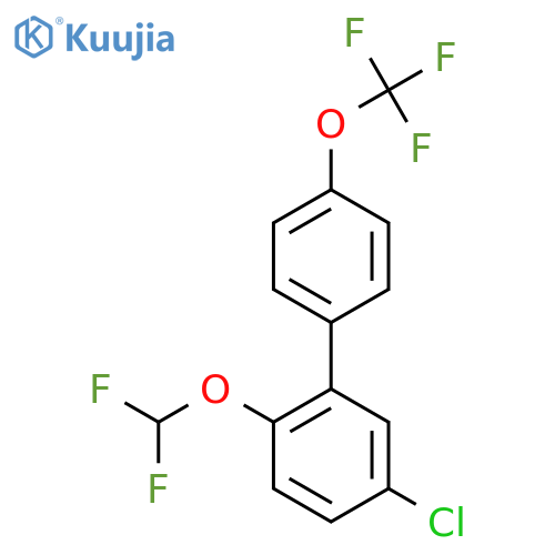5-Chloro-2-(difluoromethoxy)-4'-(trifluoromethoxy)biphenyl structure