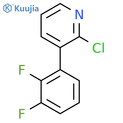 2-Chloro-3-(2,3-difluorophenyl)pyridine structure