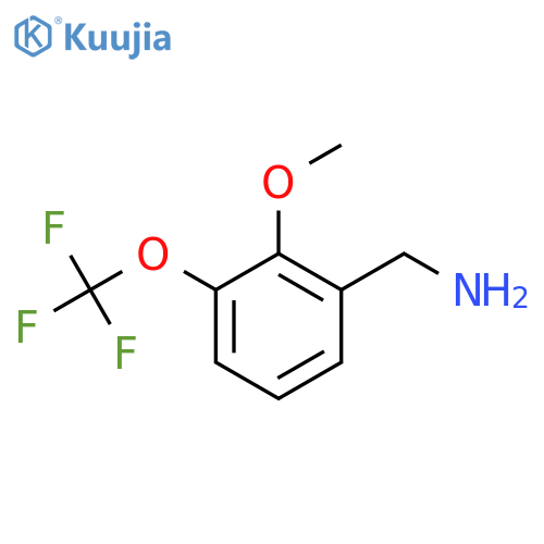 2-Methoxy-3-(trifluoromethoxy)benzylamine structure