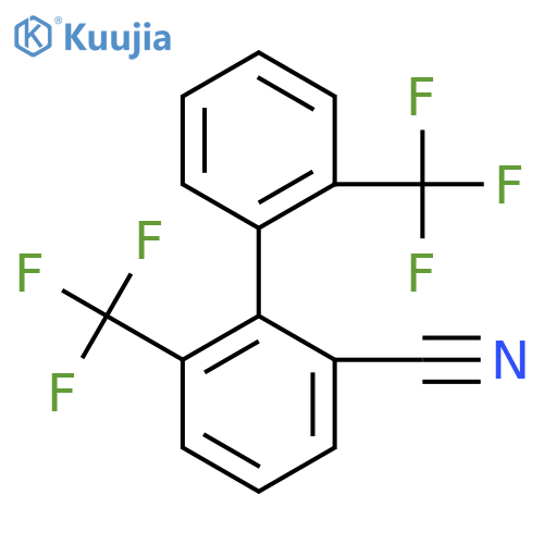 6,2'-Bis(trifluoromethyl)biphenyl-2-carbonitrile structure