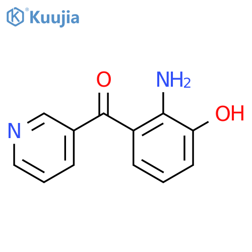 3-(2-Amino-3-hydroxybenzoyl)pyridine structure