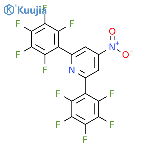 2,6-Bis(perfluorophenyl)-4-nitropyridine structure