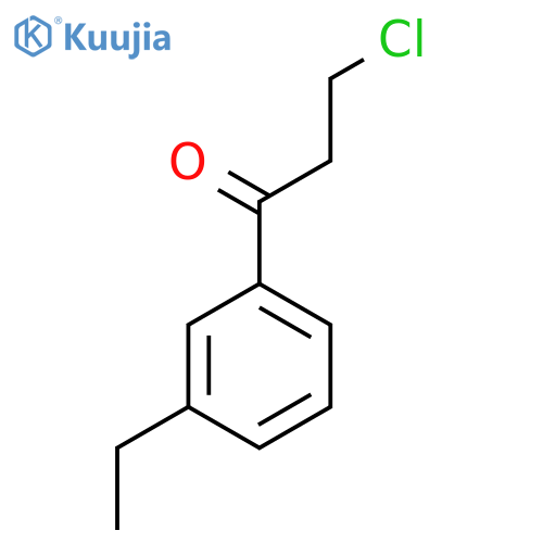 3-Chloro-3'-ethylpropiophenone structure
