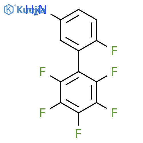 6,2',3',4',5',6'-Hexafluorobiphenyl-3-ylamine structure