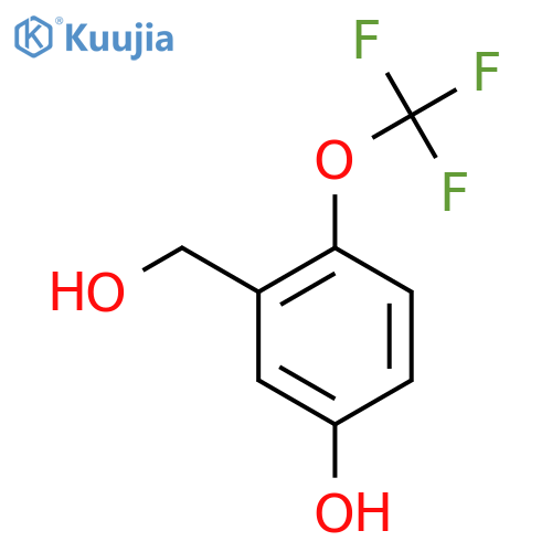 3-(Hydroxymethyl)-4-(trifluoromethoxy)phenol structure