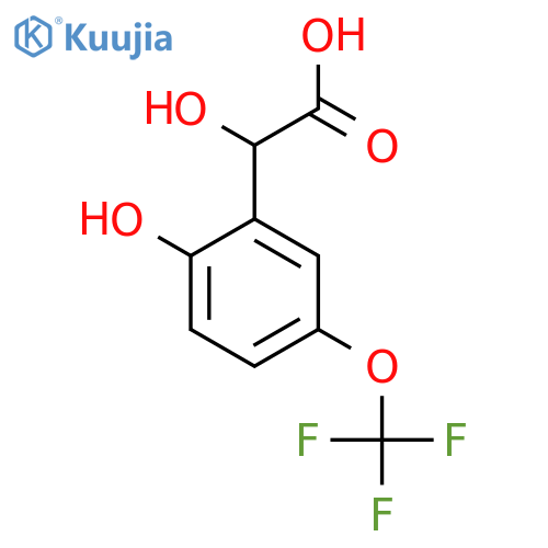 2-Hydroxy-5-(trifluoromethoxy)mandelic acid structure