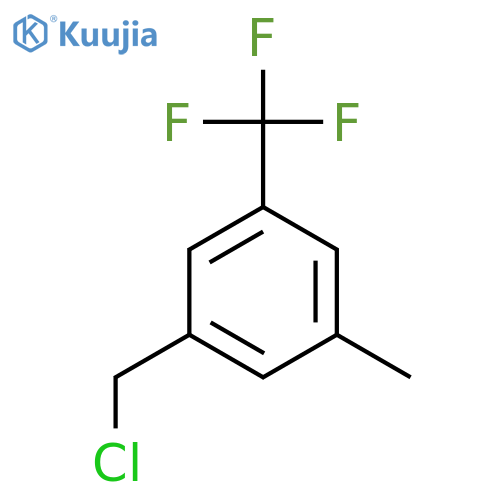 3-Methyl-5-(trifluoromethyl)benzyl chloride structure