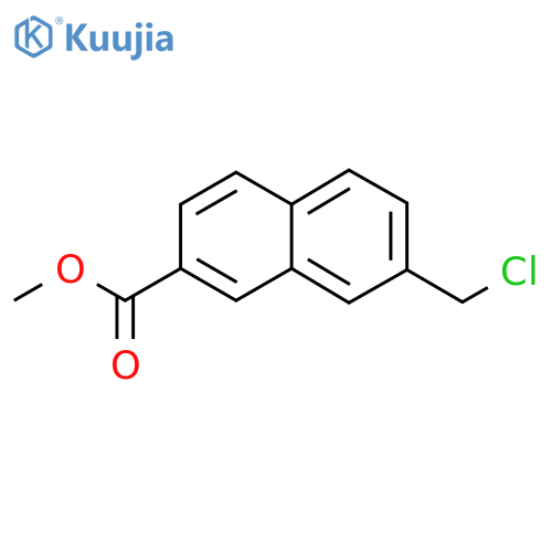 Methyl 2-(chloromethyl)naphthalene-7-carboxylate structure