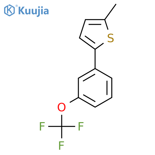 2-methyl-5-3-(trifluoromethoxy)phenylthiophene structure