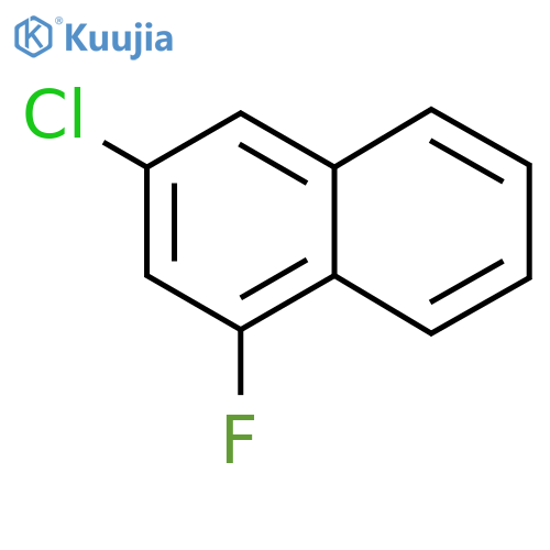 2-Chloro-4-fluoronaphthalene structure