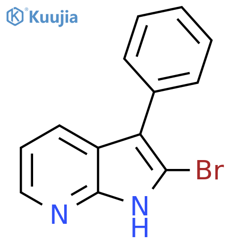 2-Bromo-3-phenyl-1H-pyrrolo[2,3-b]pyridine structure