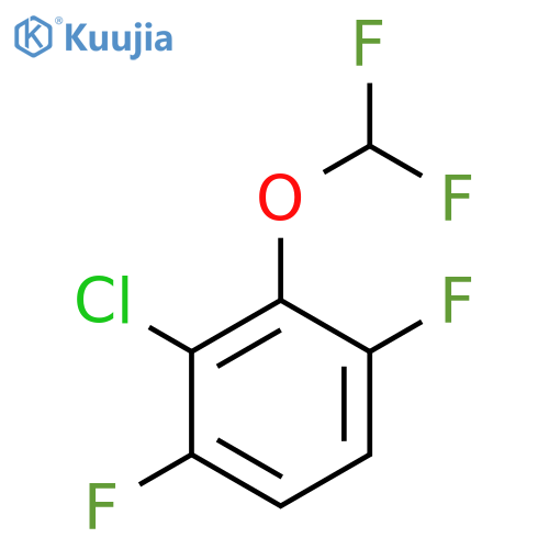2-Chloro-3-(difluoromethoxy)-1,4-difluorobenzene structure