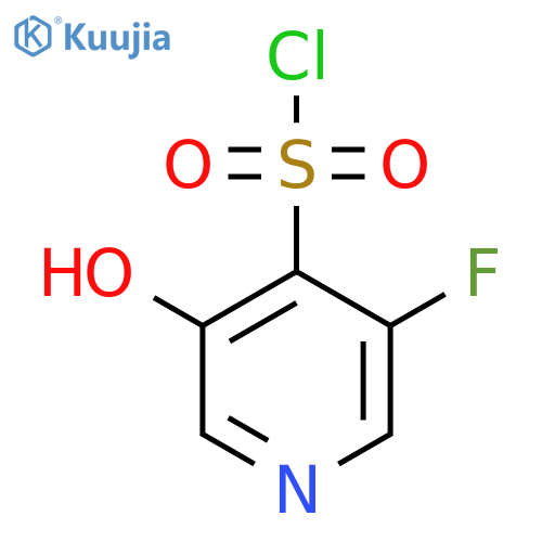 3-Fluoro-5-hydroxypyridine-4-sulfonyl chloride structure