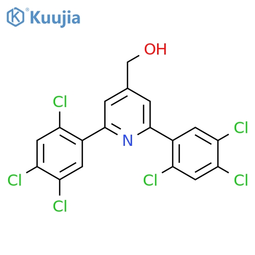 2,6-Bis(2,4,5-trichlorophenyl)pyridine-4-methanol structure
