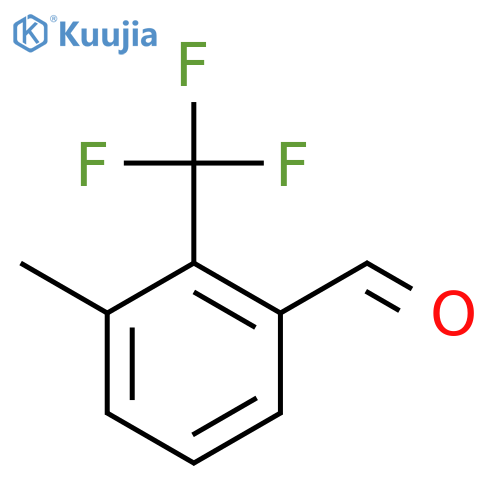 3-methyl-2-(trifluoromethyl)benzaldehyde structure