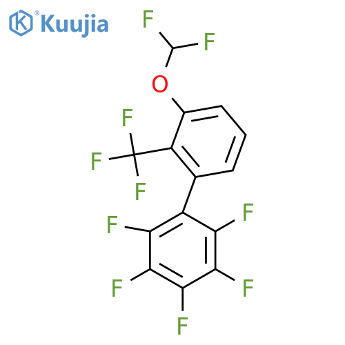 3'-Difluoromethoxy-2,3,4,5,6-pentafluoro-2'-(trifluoromethyl)biphenyl structure