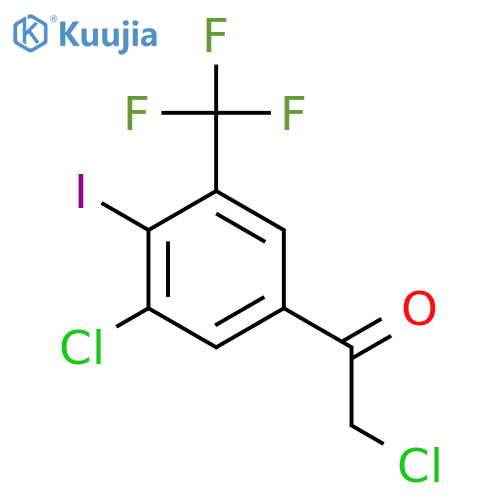 2,3'-Dichloro-4'-iodo-5'-(trifluoromethyl)acetophenone structure