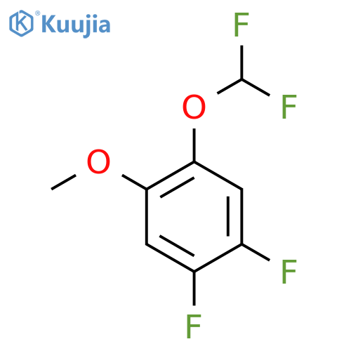 4,5-Difluoro-2-(difluoromethoxy)anisole structure