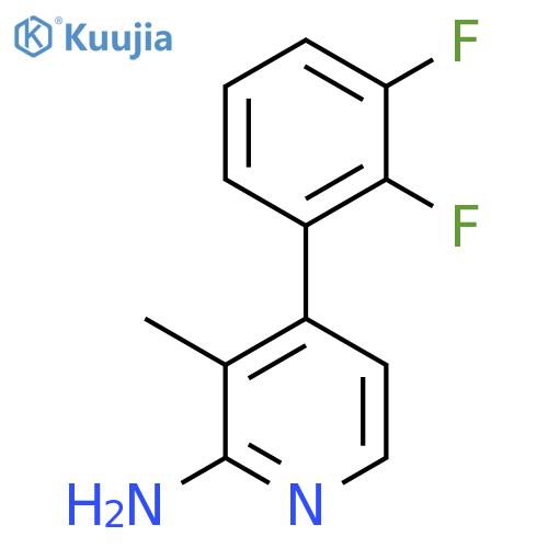 2-Amino-4-(2,3-difluorophenyl)-3-methylpyridine structure