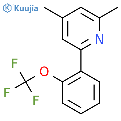 2,4-Dimethyl-6-(2-(trifluoromethoxy)phenyl)pyridine structure