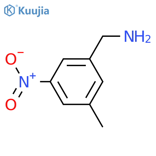 3-Methyl-5-nitrobenzylamine structure