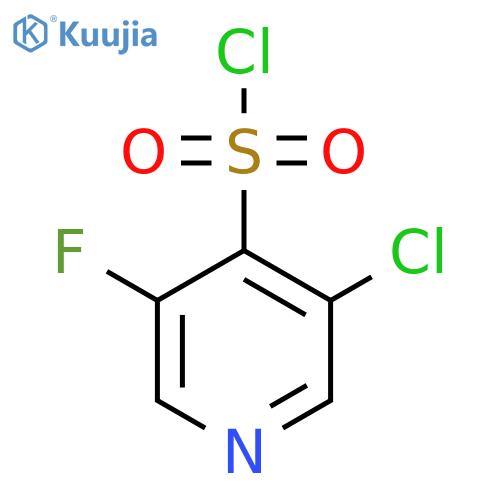 3-Chloro-5-fluoropyridine-4-sulfonyl chloride structure