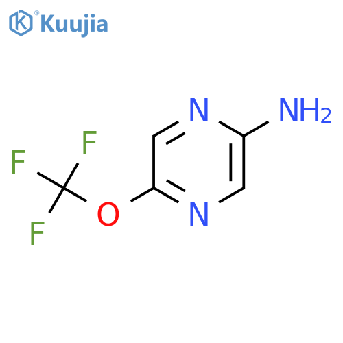 5-(Trifluoromethoxy)pyrazin-2-amine structure