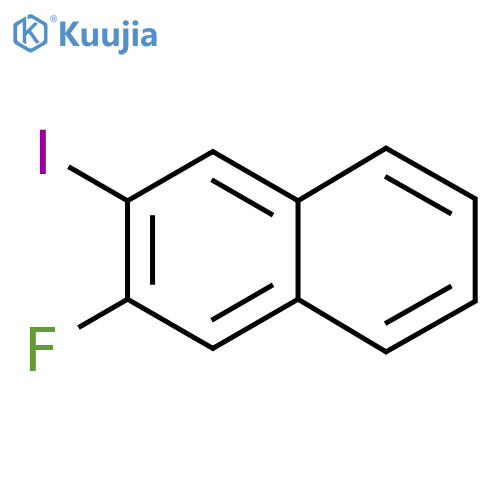 2-Iodo-3-fluoronaphthalene structure